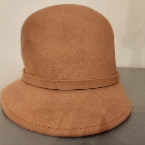 Aldo Felt Bucket Hat, Cognac Brown, Size S/M - Picture 3 of 6